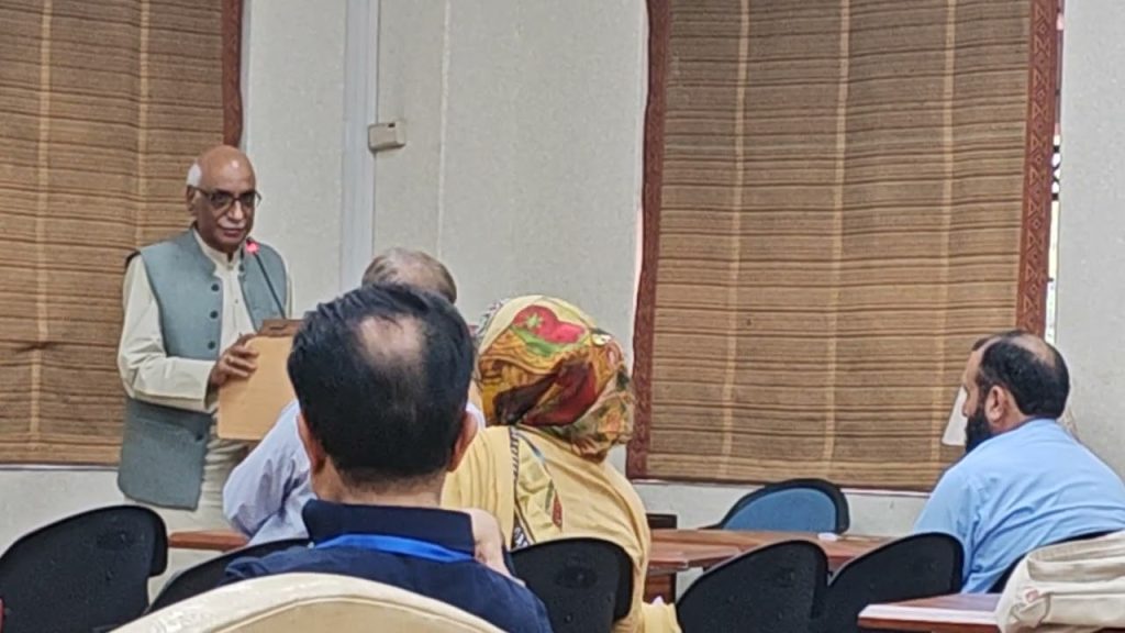 Ghullam Hussain Sajid in FC, College University Lahore